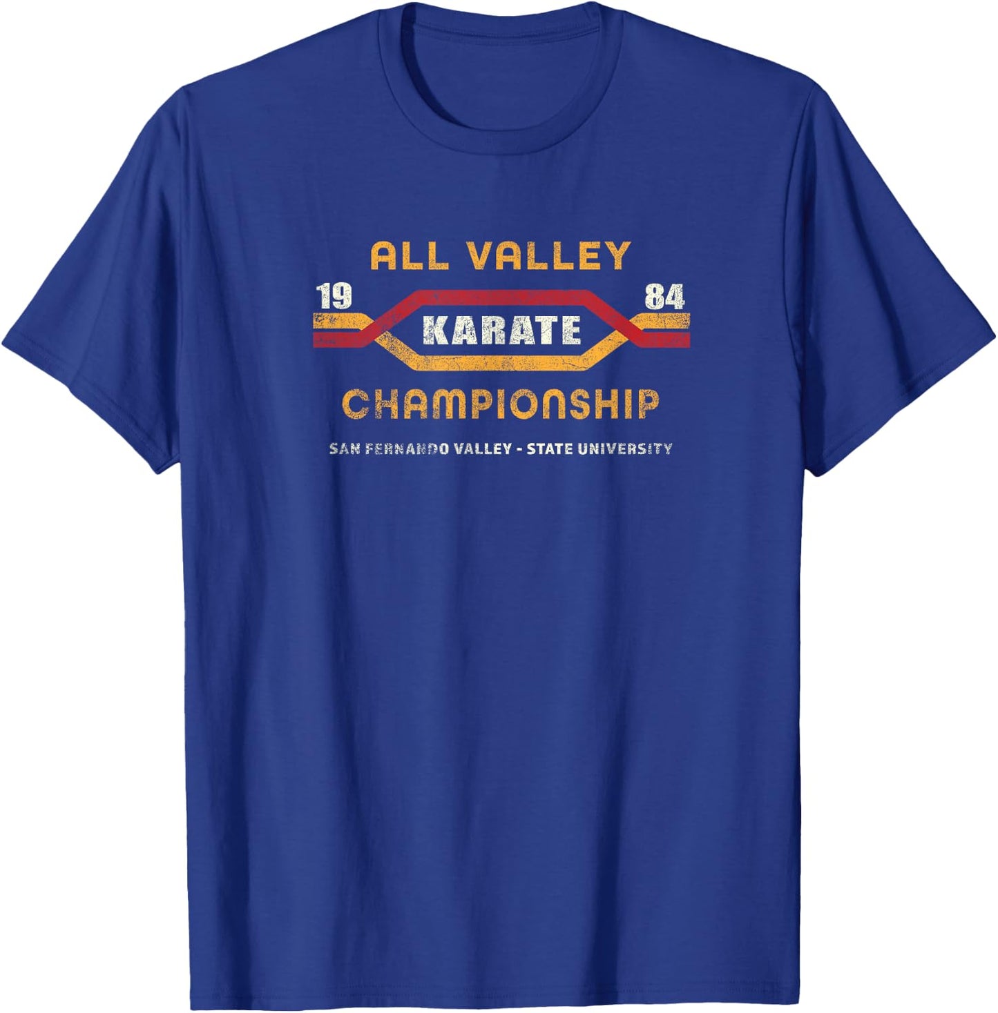 Karate All Valley 1984 Kid Funny Graphic Novelty T-Shirt - T-Shirt | Royal
