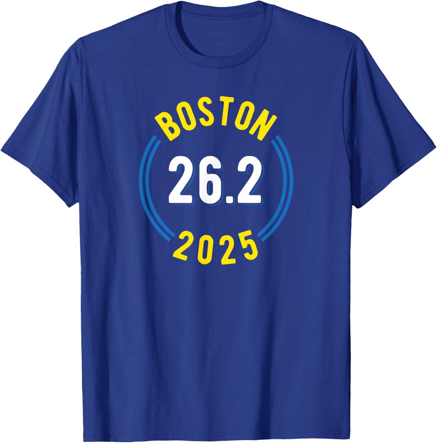 Boston 26.2 2025 Marathon T-Shirt - T-Shirt | Royal
