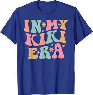 Retro Groovy In My Kiki Era Happy Mother's Day T-Shirt - T-Shirt | Royal