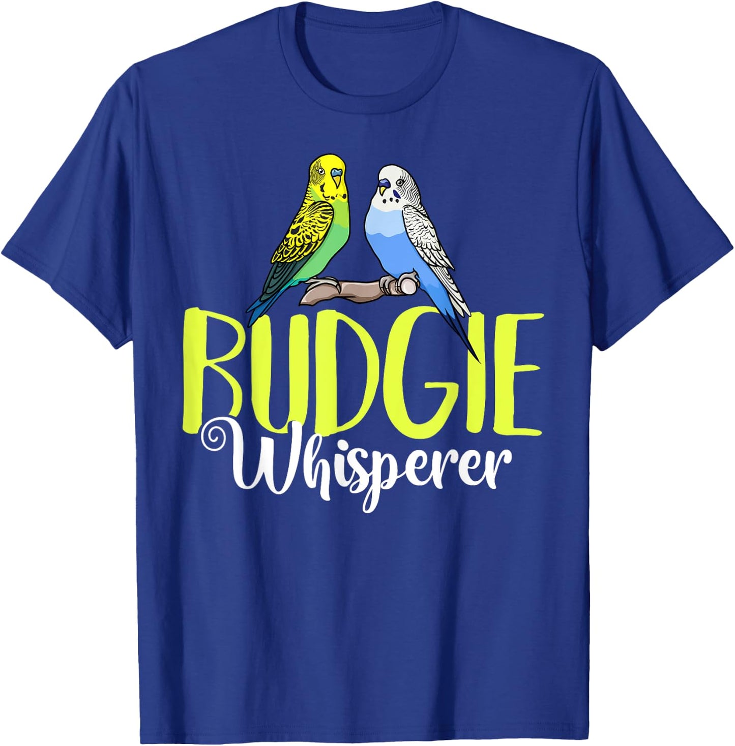 Budgie Bird Budgerigar Parakeet Cage T-Shirt - T-Shirt | Royal
