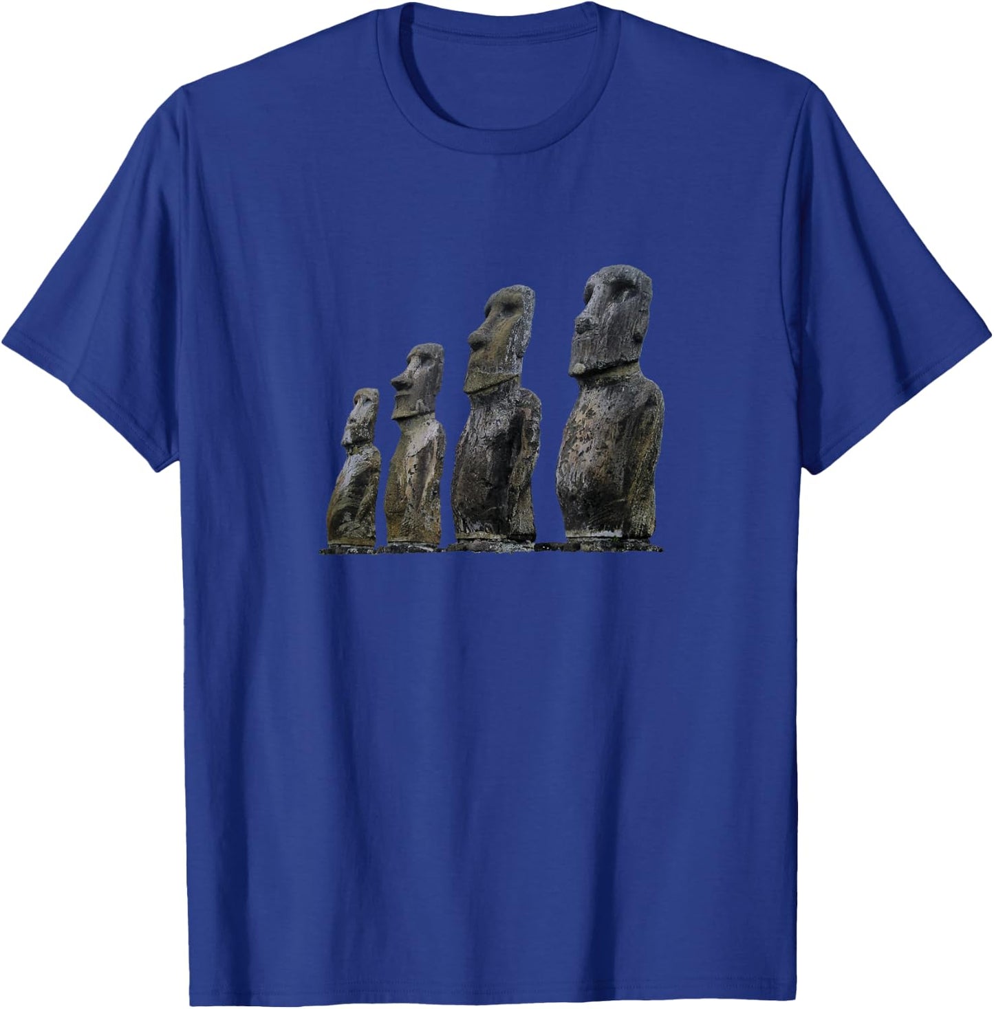 Easter Island Moai Statue Monolith World Mystery T-Shirt - T-Shirt | Royal