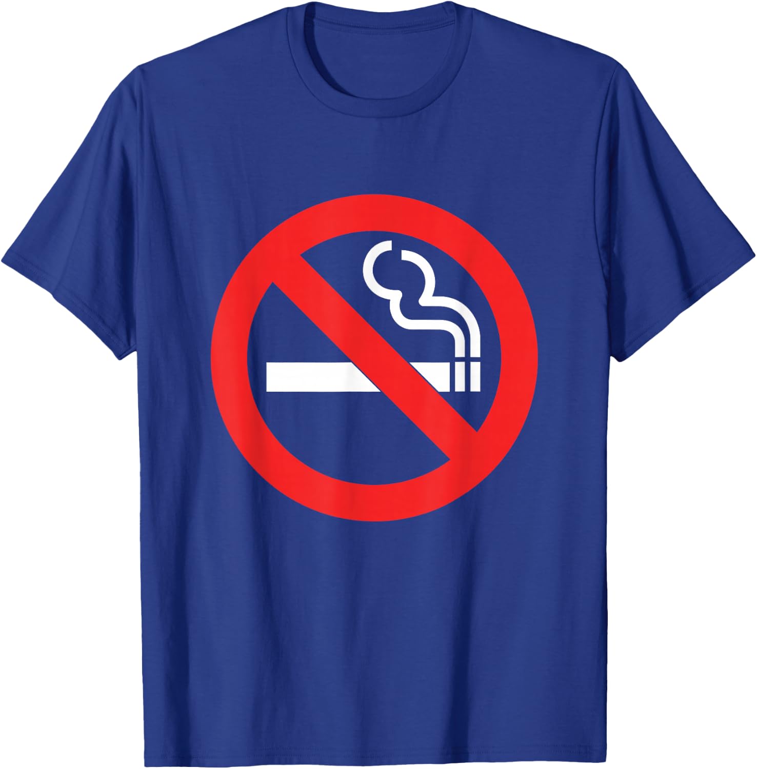 Non-smoking symbol T-Shirt - T-Shirt | Royal