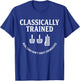 Classically Trained Funny Manual Transmission Stick Shift T-Shirt - T-Shirt | Royal