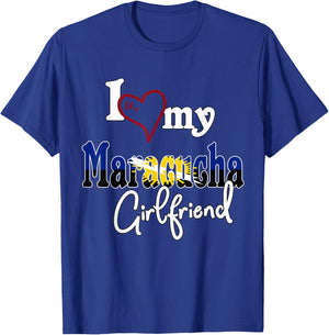I Love My Maracucha Girlfriend Franela Artística Venezuela T-Shirt - T-Shirt | Royal