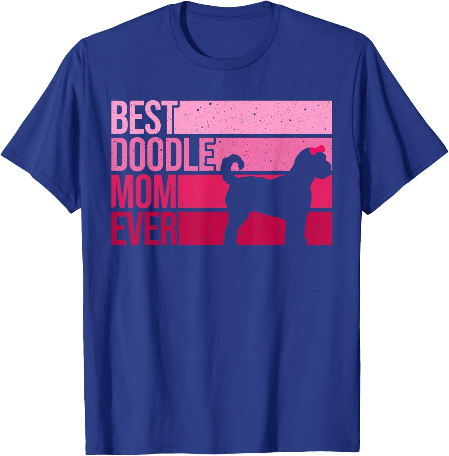 Cool Doodle Mom Art Women Girl Aussiedoodle Goldendoodle Dog T-Shirt - T-Shirt | Royal