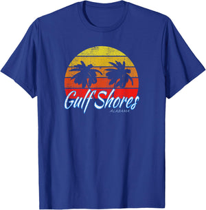 Gulf Shores, Alabama USA - Gulf of Mexico T-Shirt - T-Shirt | Royal