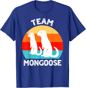 Funny Mongooses , Small, Black T-Shirt - T-Shirt | Royal