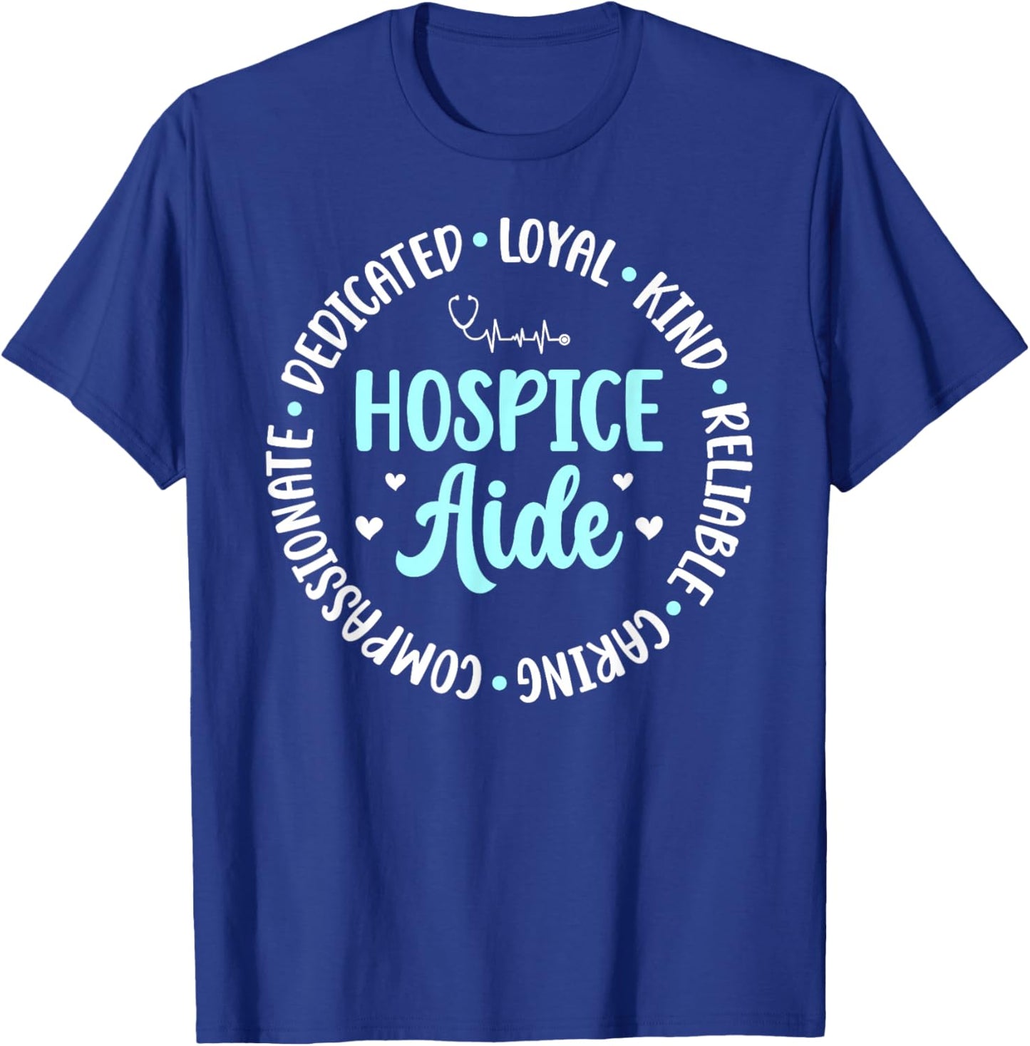 Hospice Aide Appreciation Circle Palliative Aide T-Shirt - T-Shirt | Royal