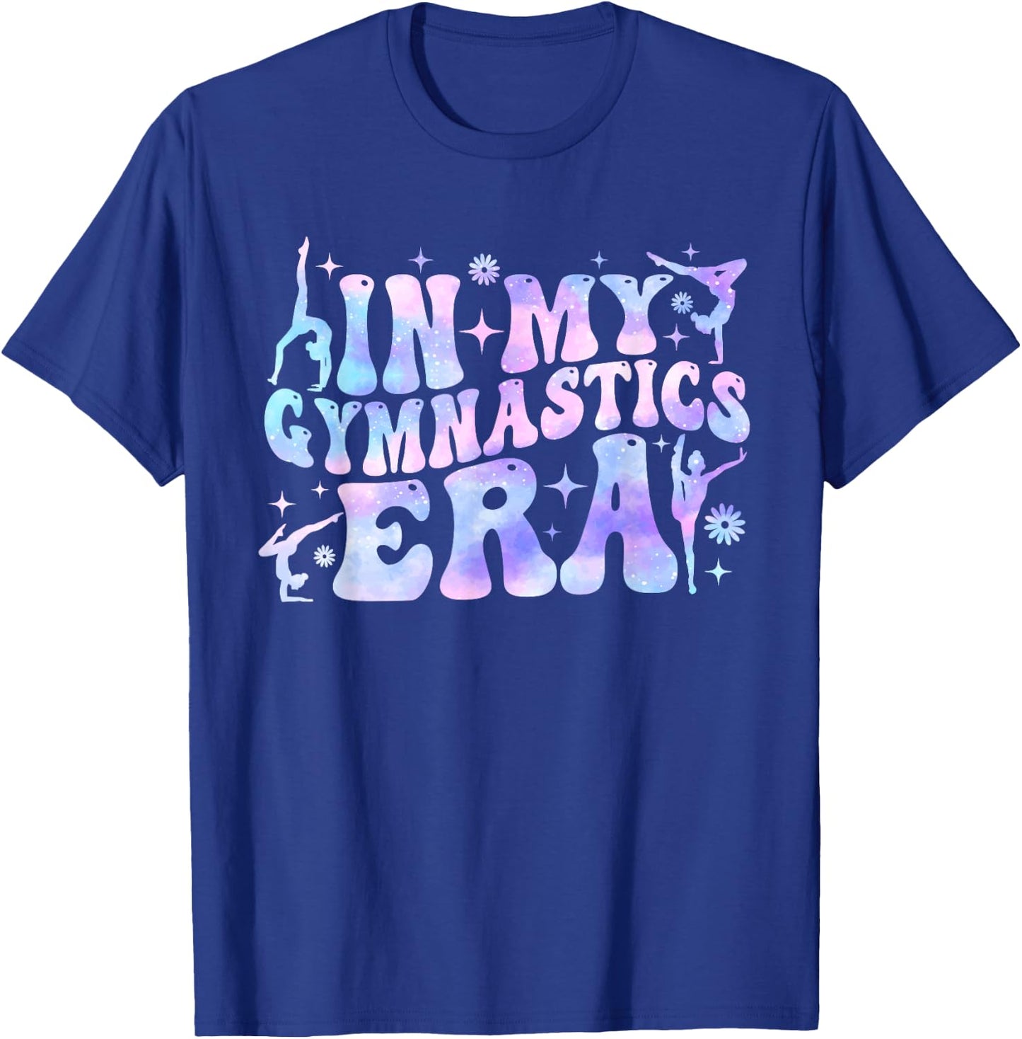 In My Gymnastics Era Women Girls Retro Gymnast Exercise T-Shirt - T-Shirt | Royal