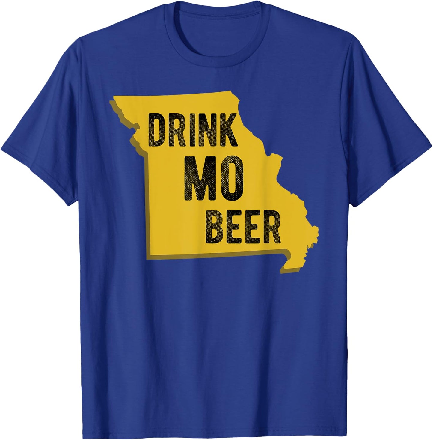 Drink MO Beer State Of Missouri St. Louis Kansas City T-Shirt - T-Shirt | Royal
