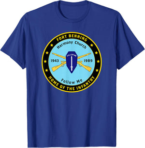 U.S. Army Infantry - Harmony Church - Ft. Benning, GA T-Shirt - T-Shirt | Royal