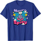 Neuro Spicy ADHD Autism Awareness Retro Groovy Skeleton T-Shirt - T-Shirt | Royal