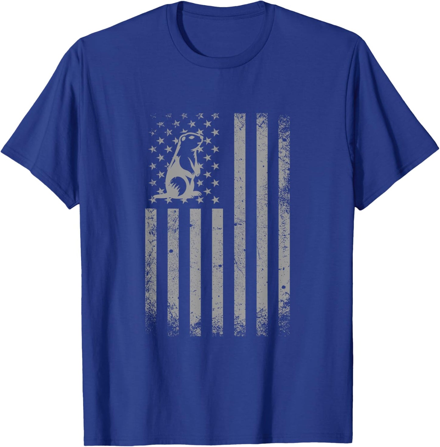 American Flag Prairie Dog Shirt Patriotic Prairie Dogs Men Women Kids T-Shirt - T-Shirt | Royal