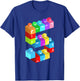 Kids Building Blocks Bricks 5 Years Old 5th Birthday Boys T-Shirt - T-Shirt | Royal
