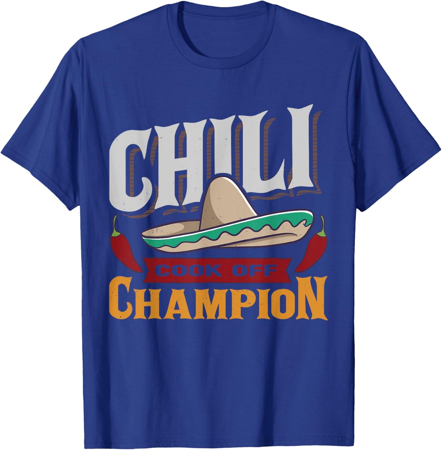 Chili Cook Off Champion Cooking Competition Team Award T-Shirt - T-Shirt | Royal