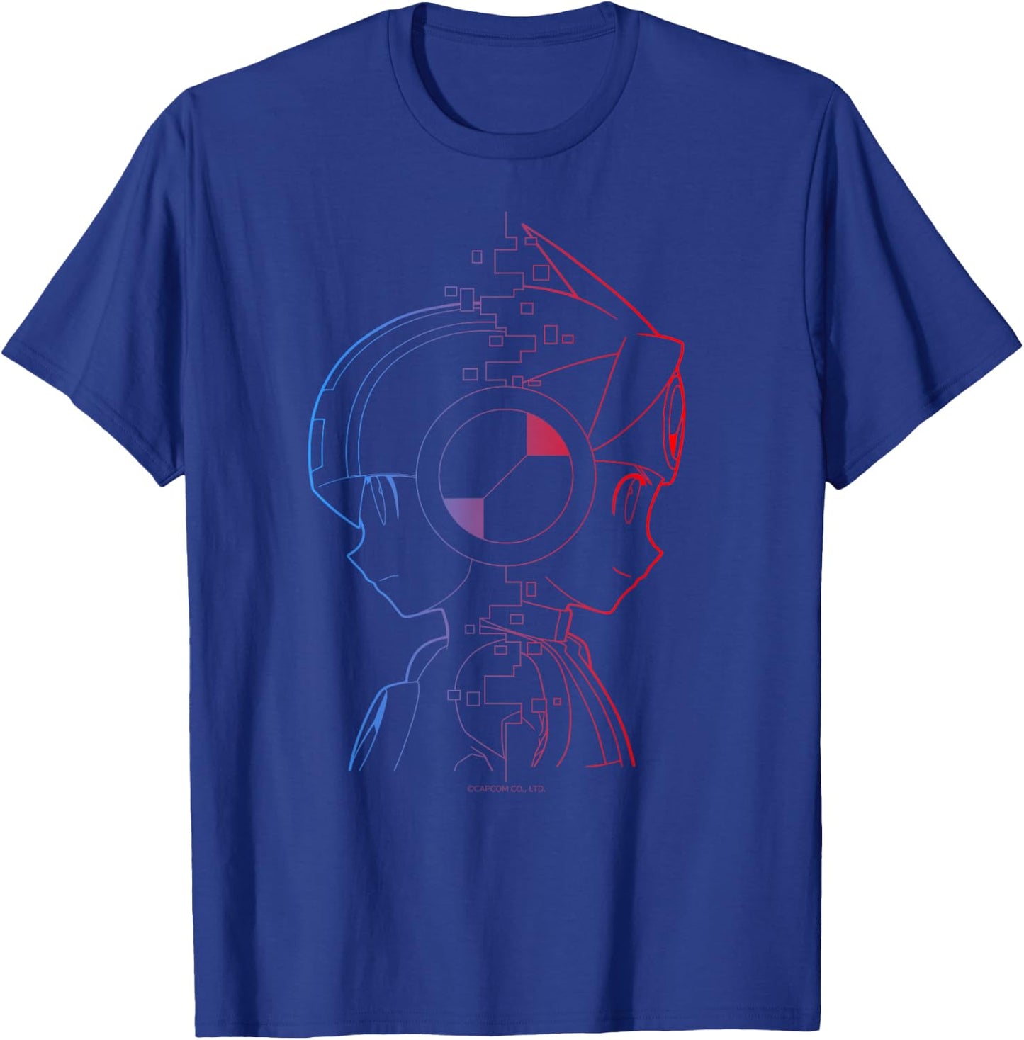 MEGA MAN BATTLE NETWORK MegaMan & Lan T-Shirt - T-Shirt | Royal