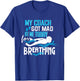 Coach Got Mad At Me Breathing - Funny Swim Team T-Shirt - T-Shirt | Royal