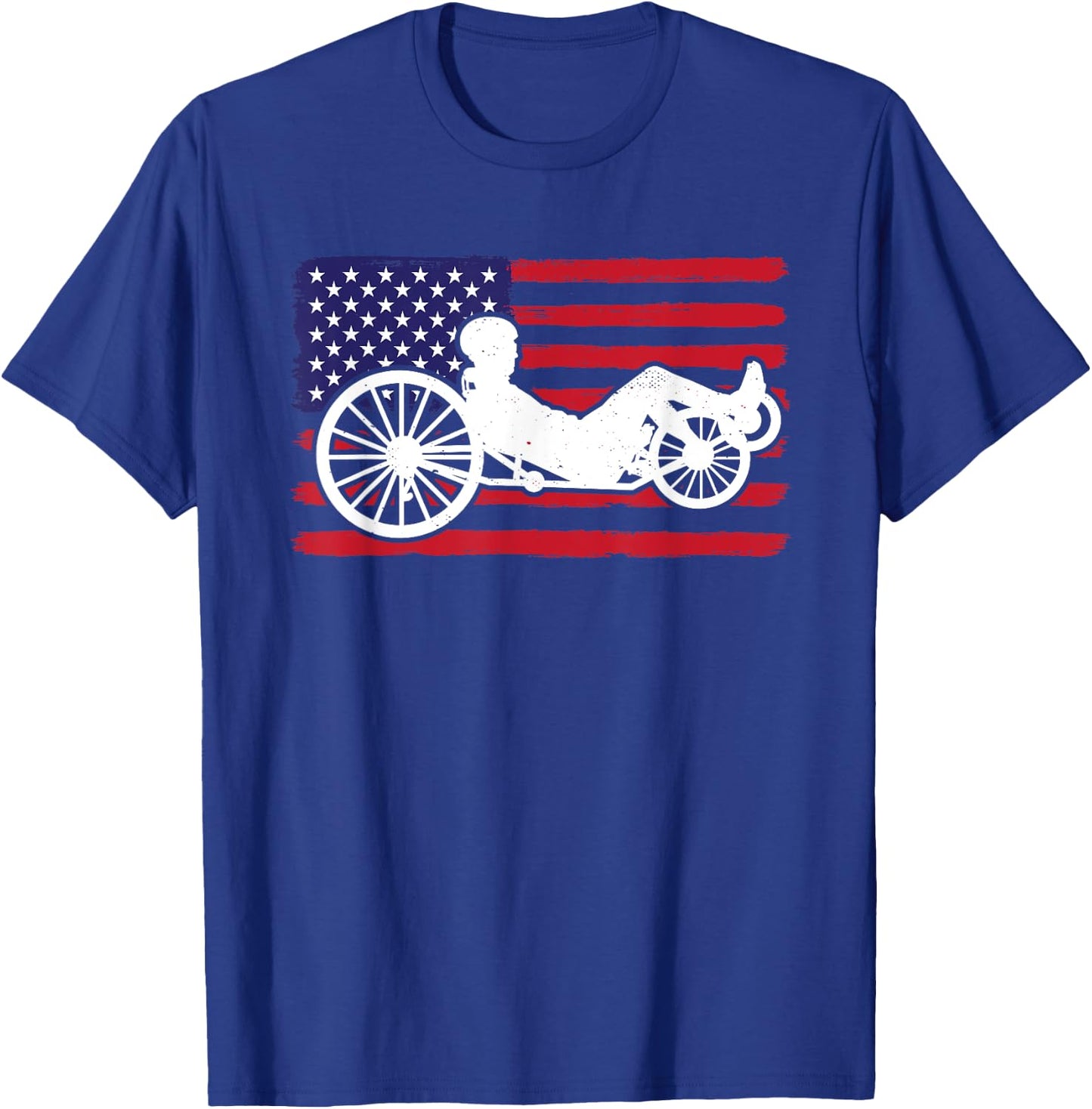 Recumbent Bike Lover Cycling Lover Triker Recumbent Trike T-Shirt - T-Shirt | Royal