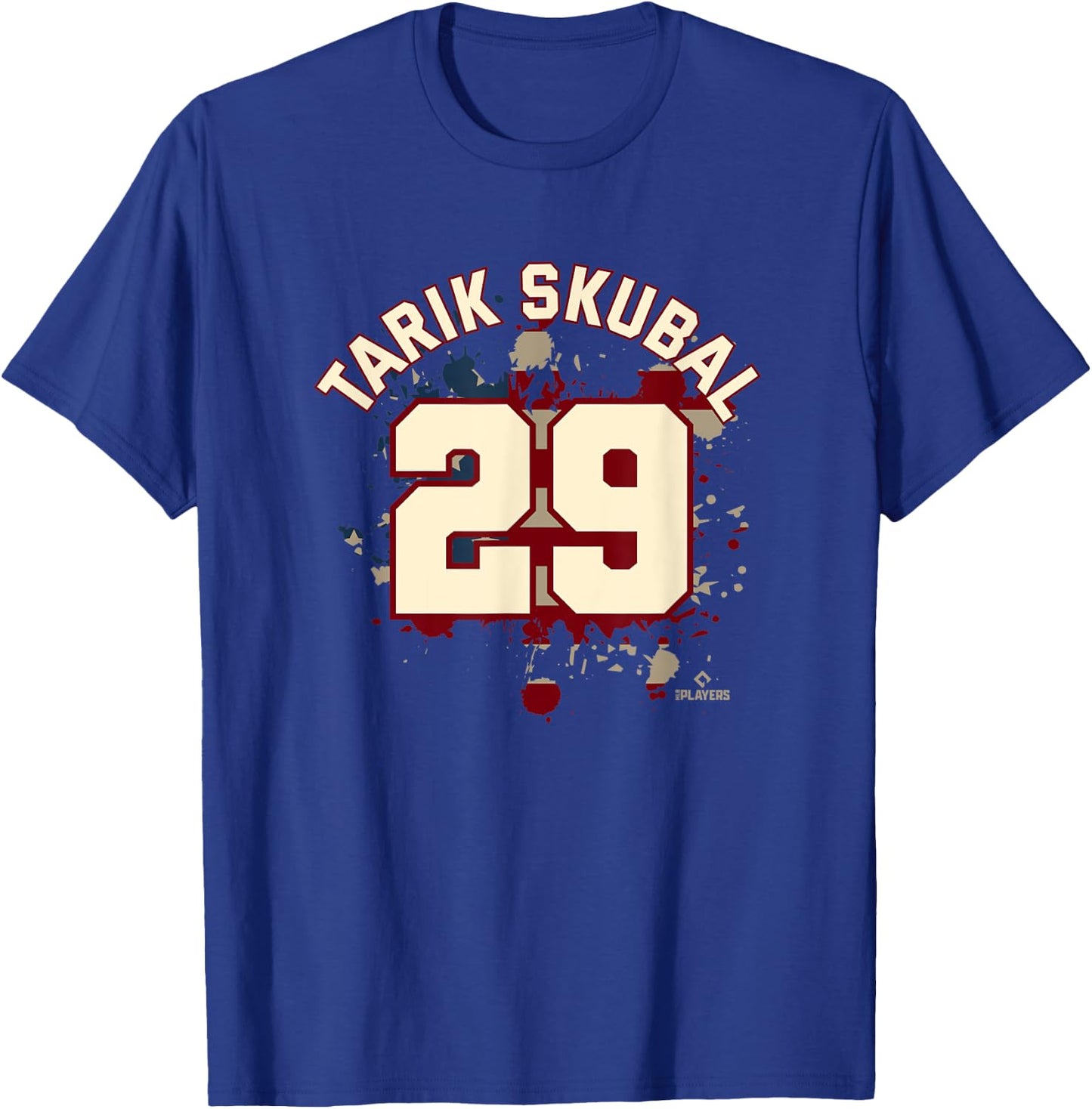 Tarik Skubal Vintage Flag Detroit Baseball Player T-Shirt - T-Shirt | Royal
