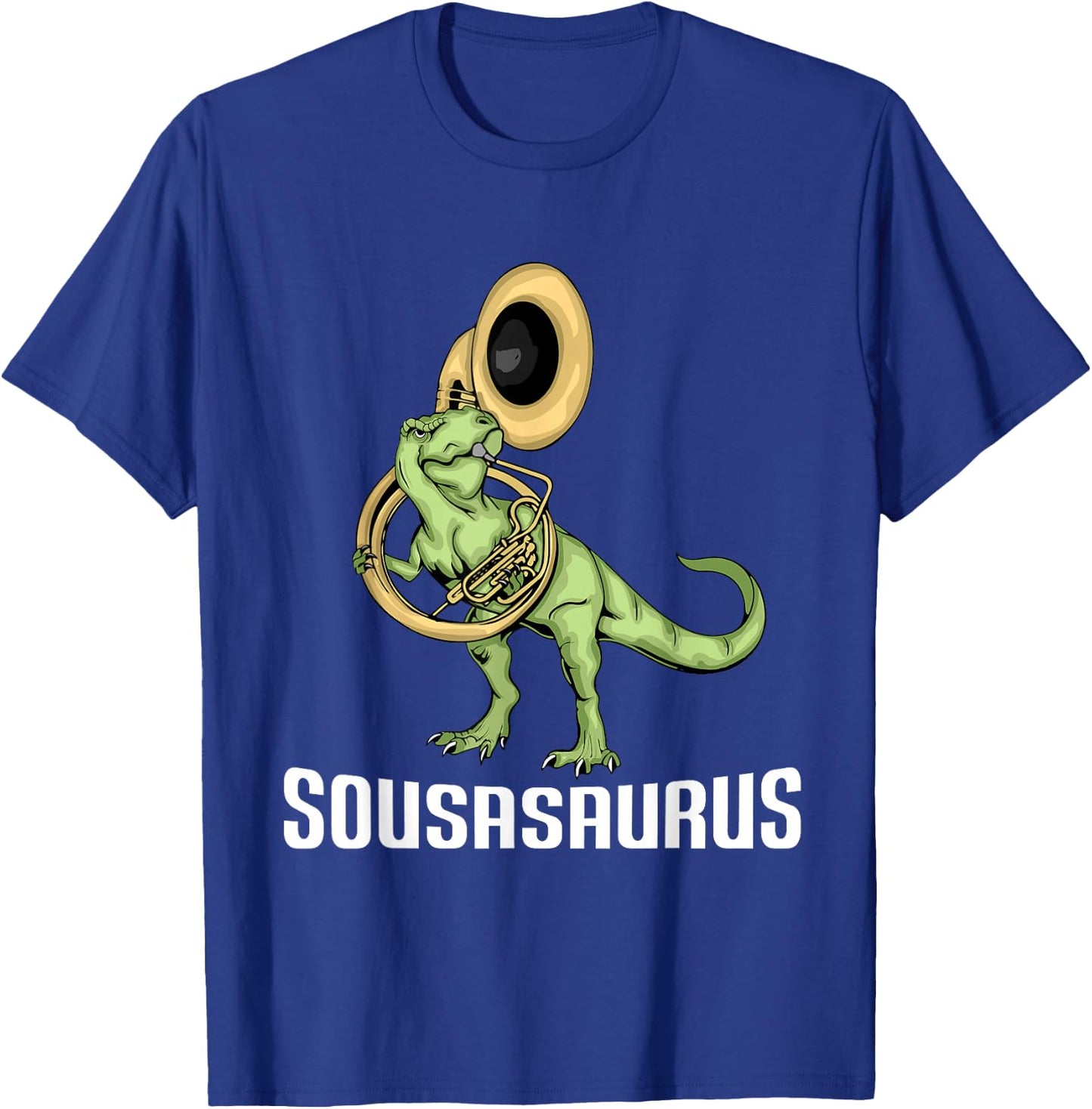Funny Sousaphone Kids Music Dinosaur Sousaphone T-Shirt - T-Shirt | Royal
