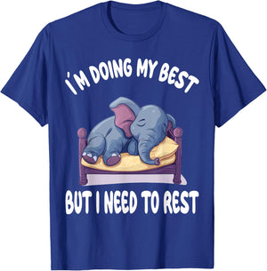 Elephant Official Sleepshirt Pajamas Nightgown T-Shirt - T-Shirt | Royal
