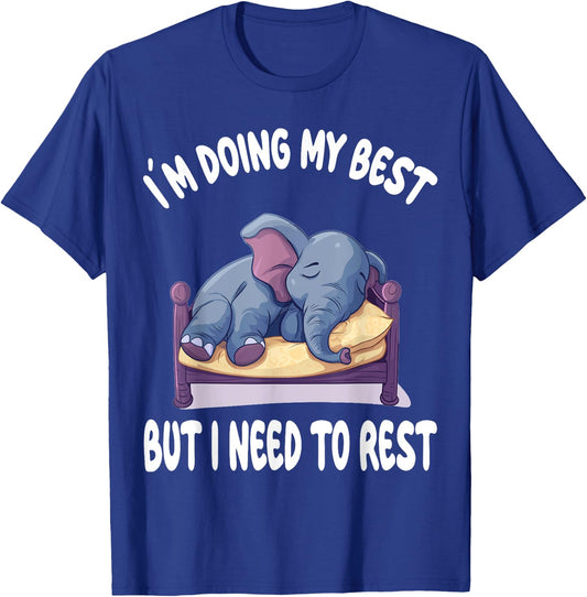 Elephant Official Sleepshirt Pajamas Nightgown T-Shirt - T-Shirt | Royal
