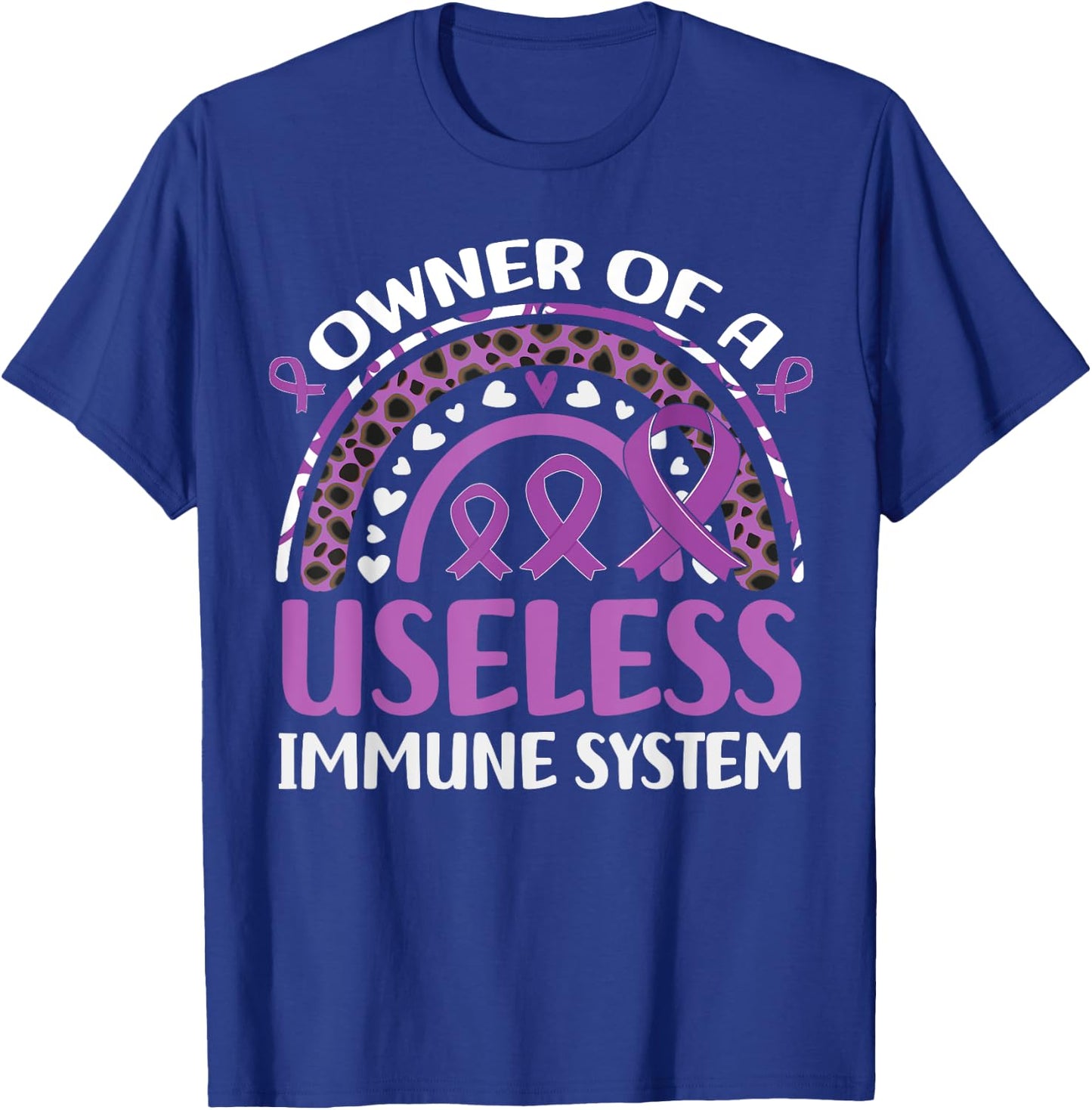 Owner Of Useless Immune System Autoimmune Disease Awareness T-Shirt - T-Shirt | Royal