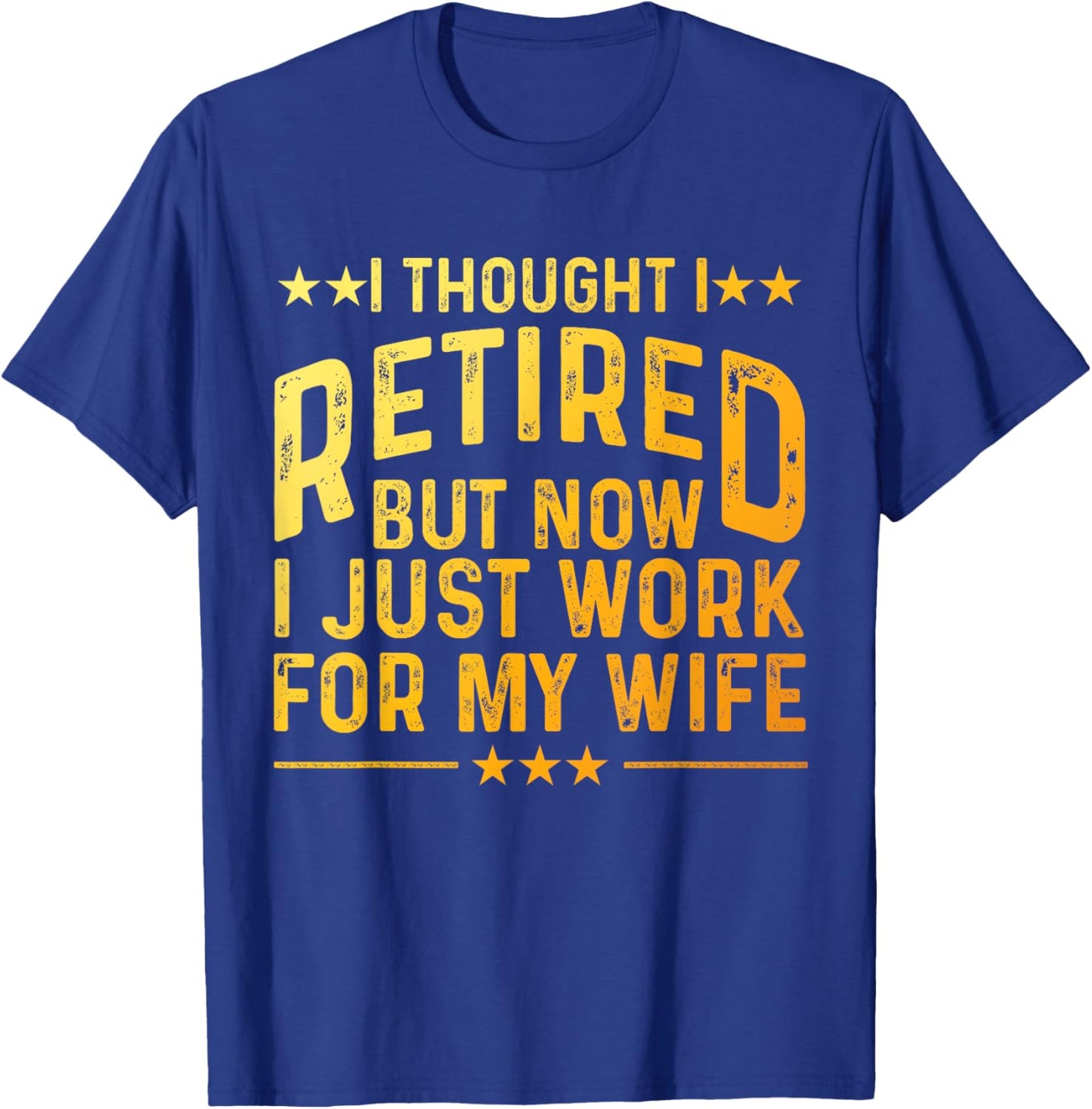 Funny Retired Design Boys Retired Retiree Retirement T-Shirt - T-Shirt | Royal