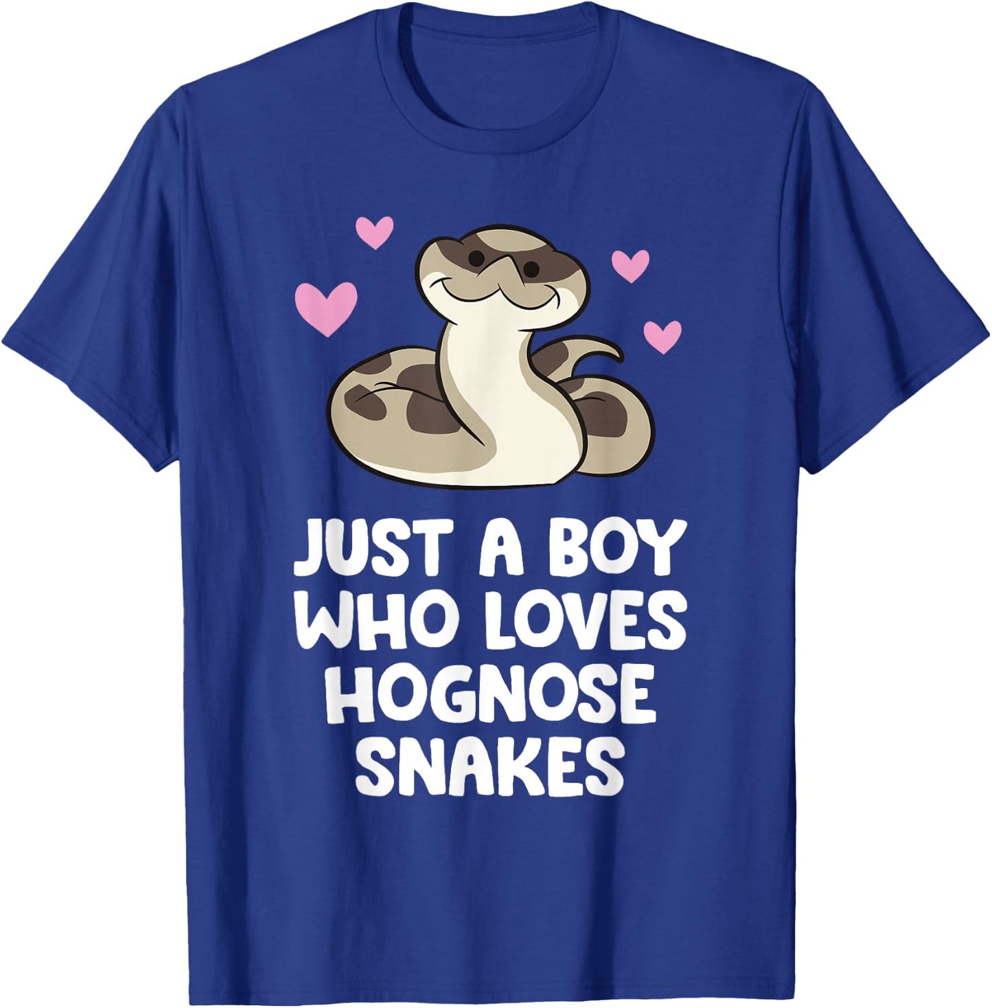 Just a Boy Who Loves Hognose Snakes T-Shirt - T-Shirt | Royal