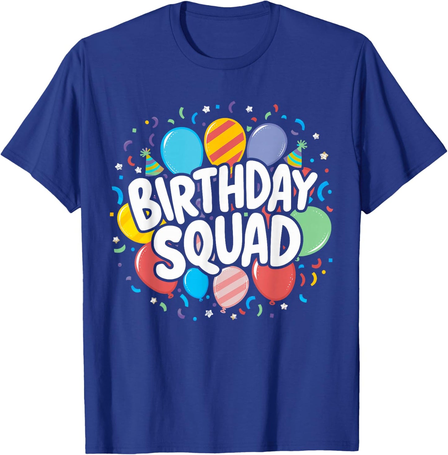 Birthday Squad Matching Birthday Crew Party T-Shirt - T-Shirt | Royal