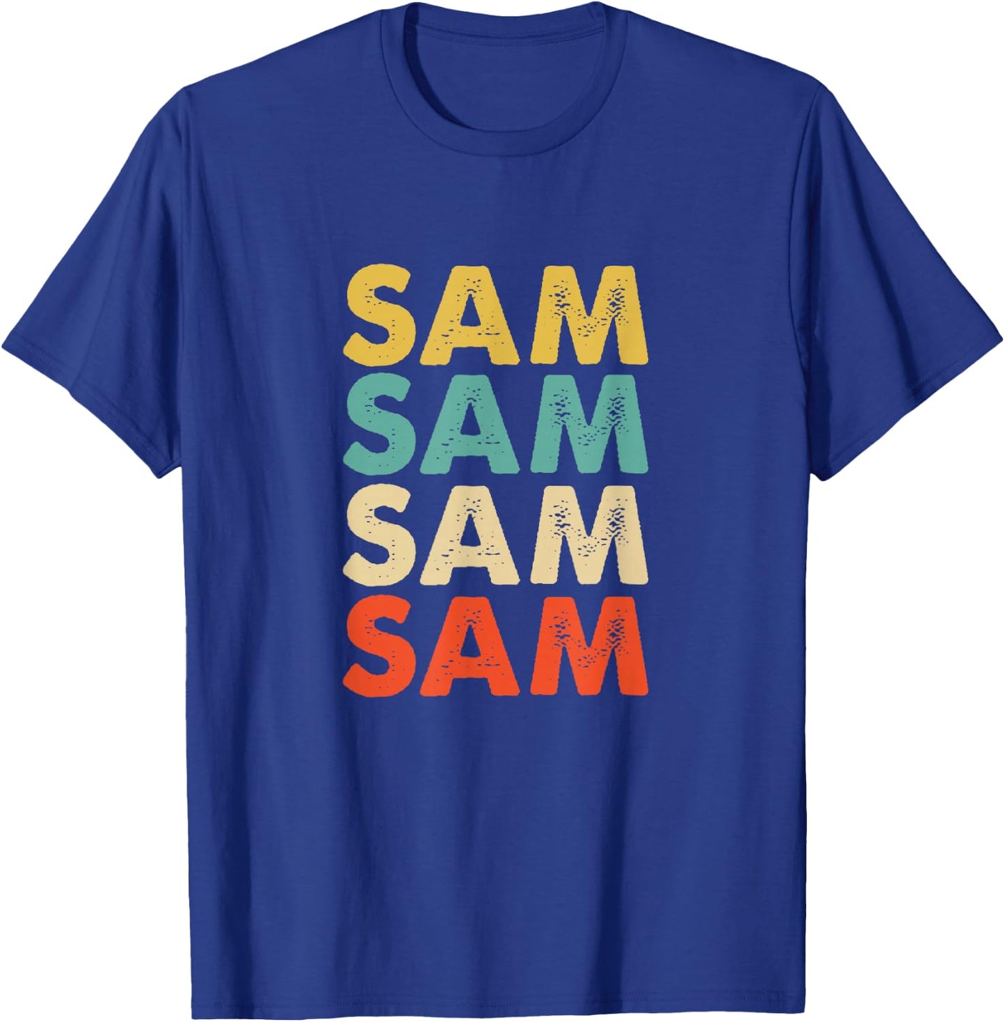 Sam Name T-Shirt - T-Shirt | Royal