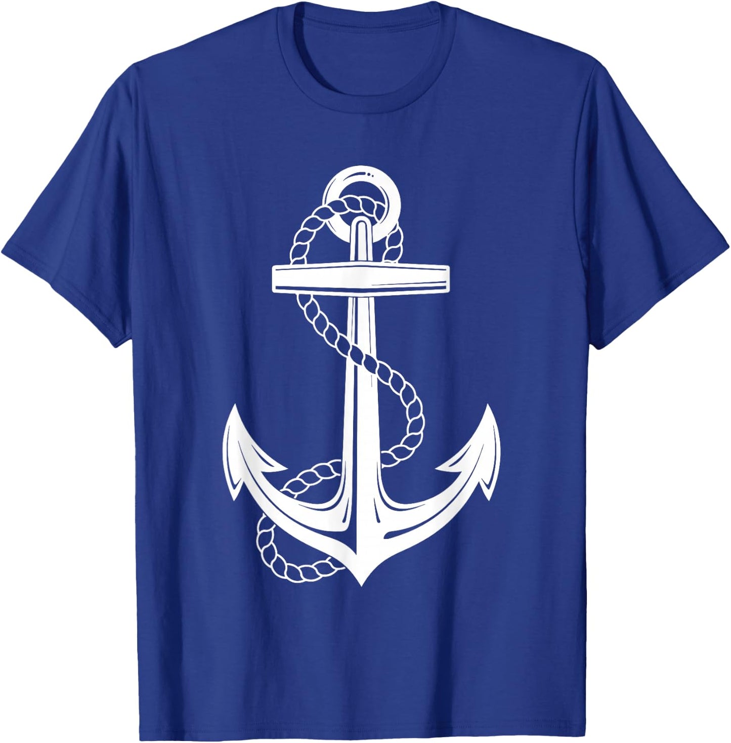Sailor costume anchor Captain sailing men women children T-Shirt - T-Shirt | Royal