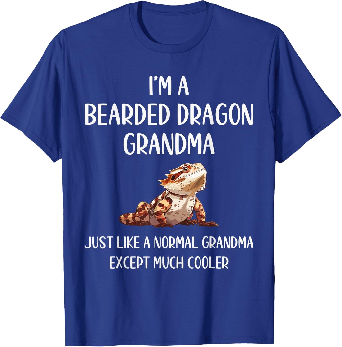 Bearded Dragon Grandma Definition Animals Lover Mothers Day T-Shirt - T-Shirt | Royal