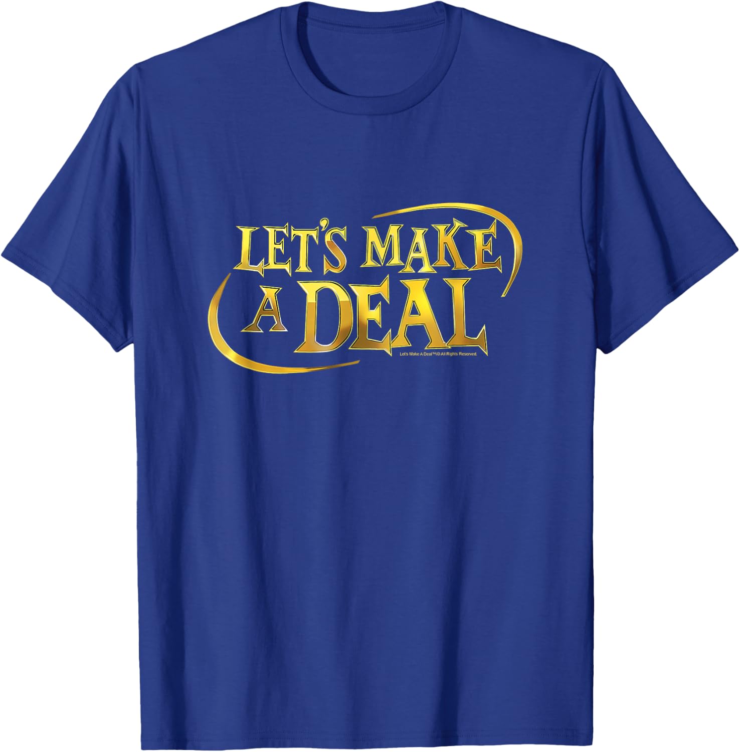 Lets Make A Deal - Lets Make a Deal Logo T-Shirt - T-Shirt | Royal