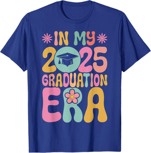 In My Graduation Era Class Of 2025 School Graduation T-Shirt - T-Shirt | Royal
