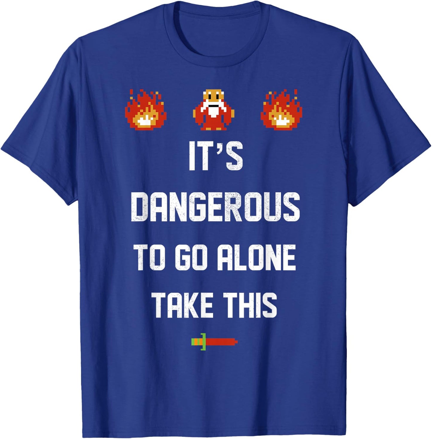 Legend Of Zelda It's Dangerous To Go Alone Take This T-Shirt - T-Shirt | Royal