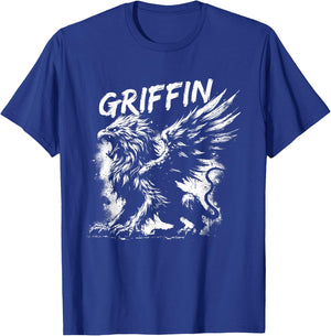 Griffin - Vintage Mythical Creature Griffin Lover T-Shirt - T-Shirt | Royal