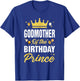 Godmother Of The Birthday Prince Boys Bday Party T-Shirt - T-Shirt | Royal