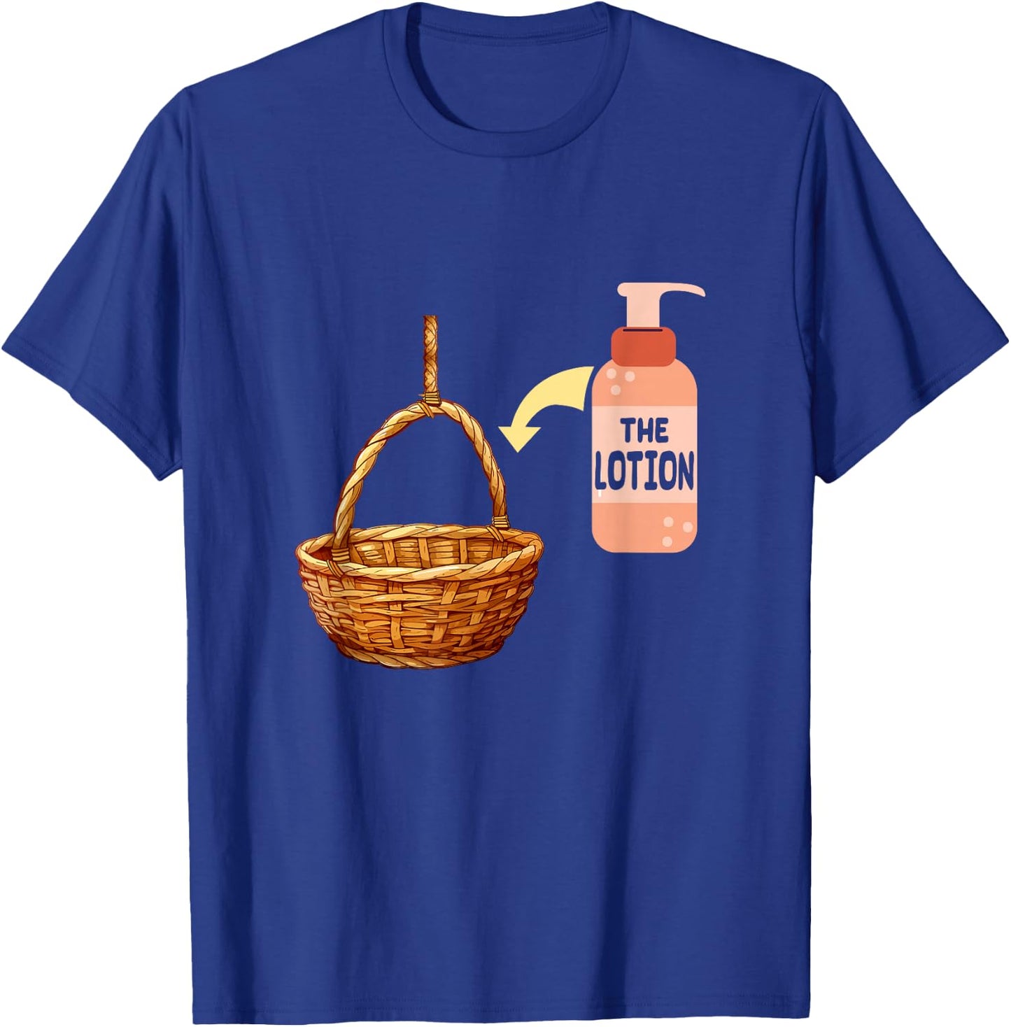 Put the Lotion in the Basket Halloween Costume Parody Art T-Shirt - T-Shirt | Royal