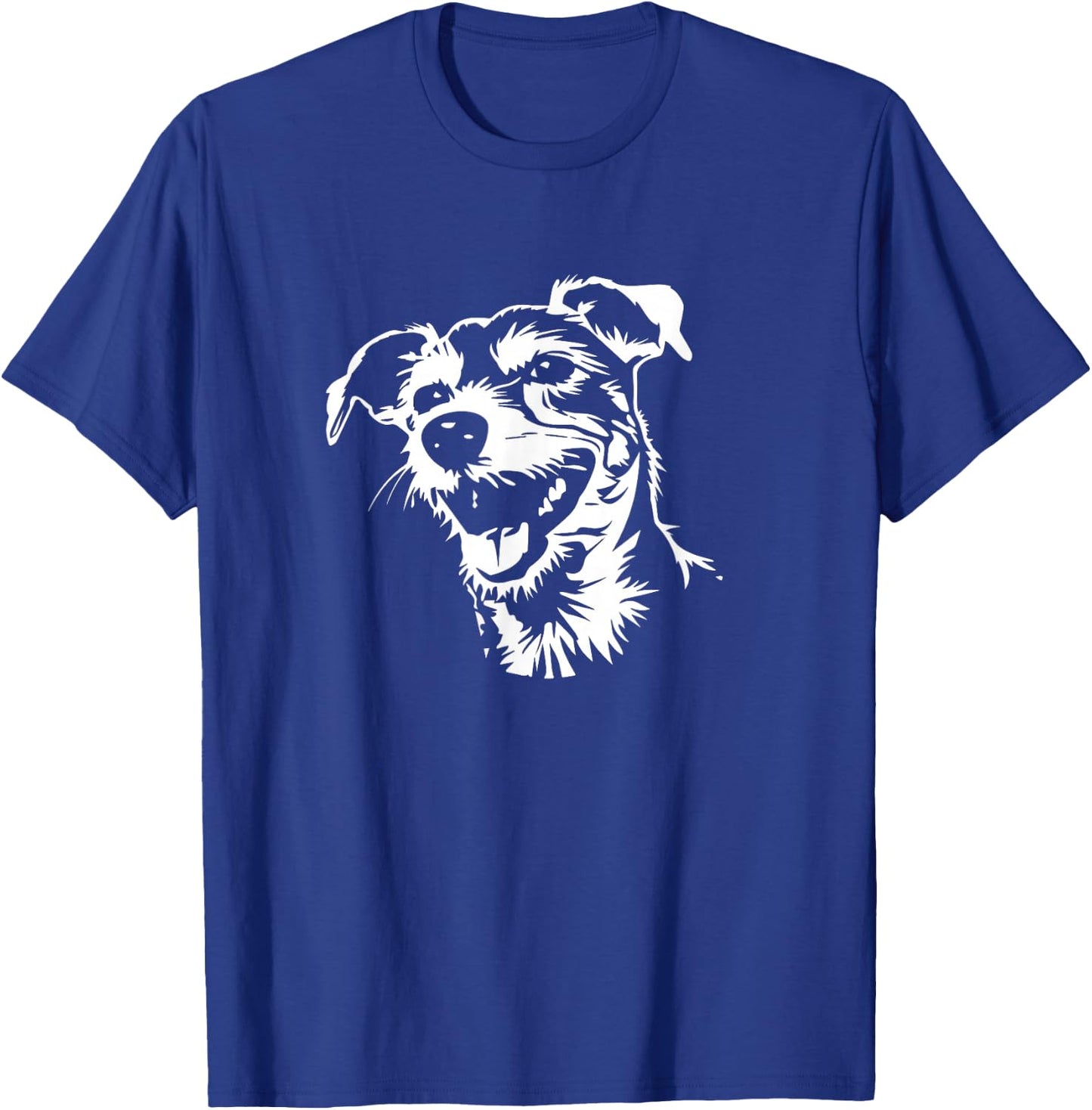Funny Retro Vintage Logo Parson Russell Terrier Dog Lover T-Shirt - T-Shirt | Royal