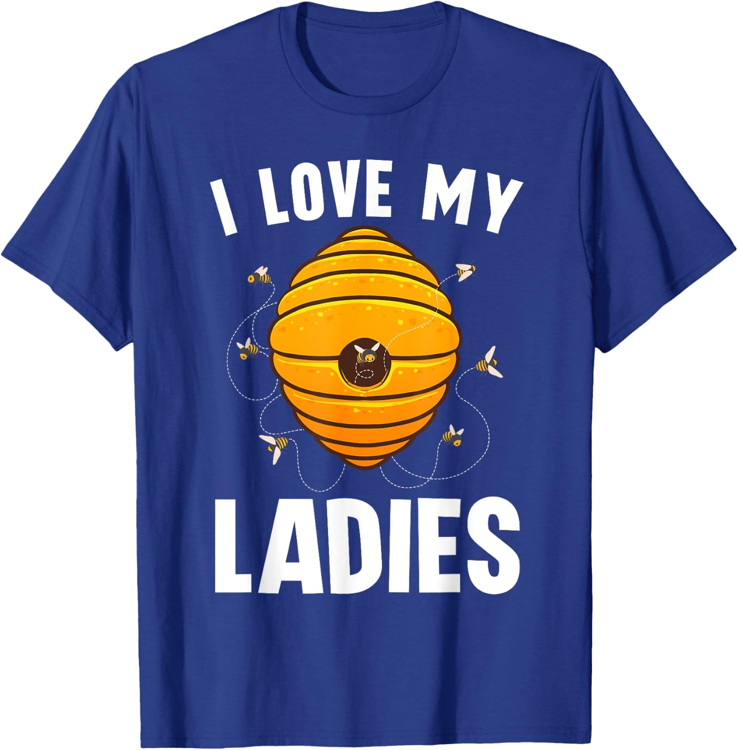 Beekeeper Art Women Honey Bee Honeycomb Beekeeper T-Shirt - T-Shirt | Royal