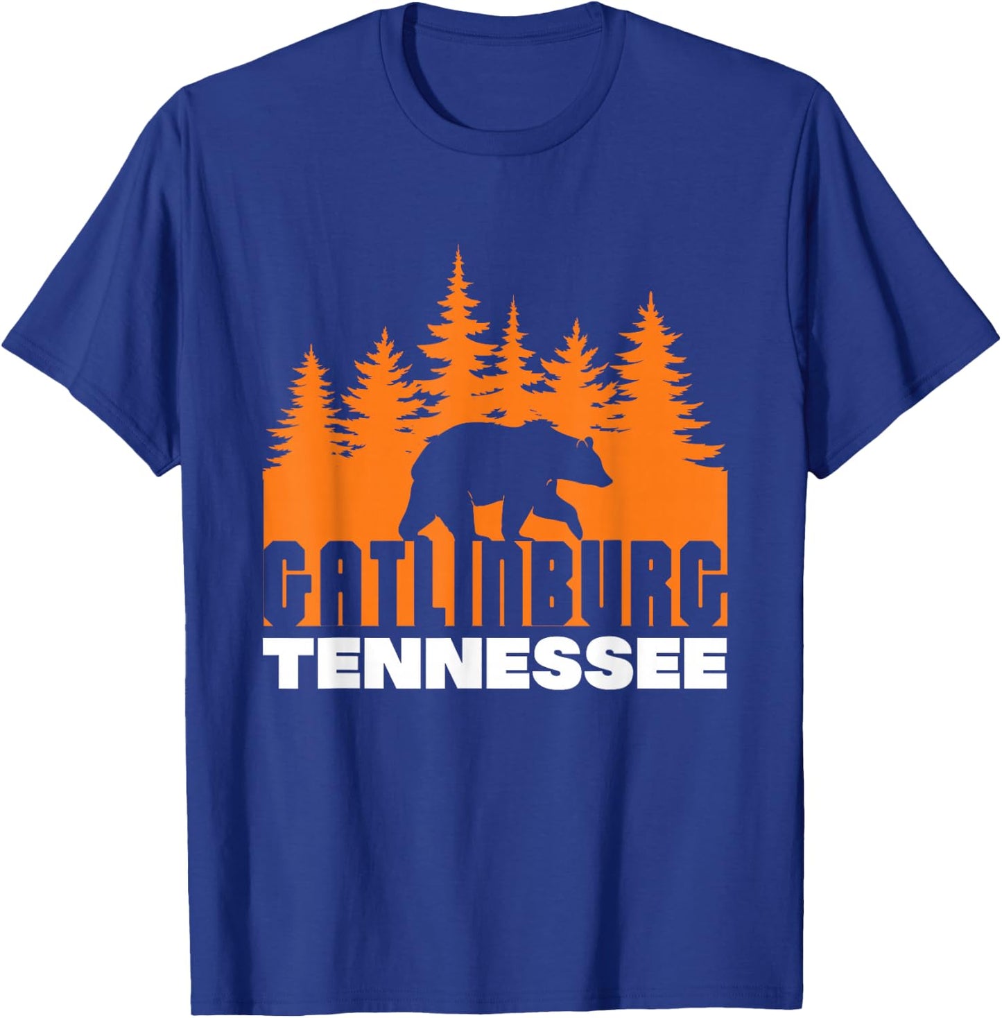 Gatlinburg Tennessee Great Smoky Mountains Bear T-Shirt - T-Shirt | Royal
