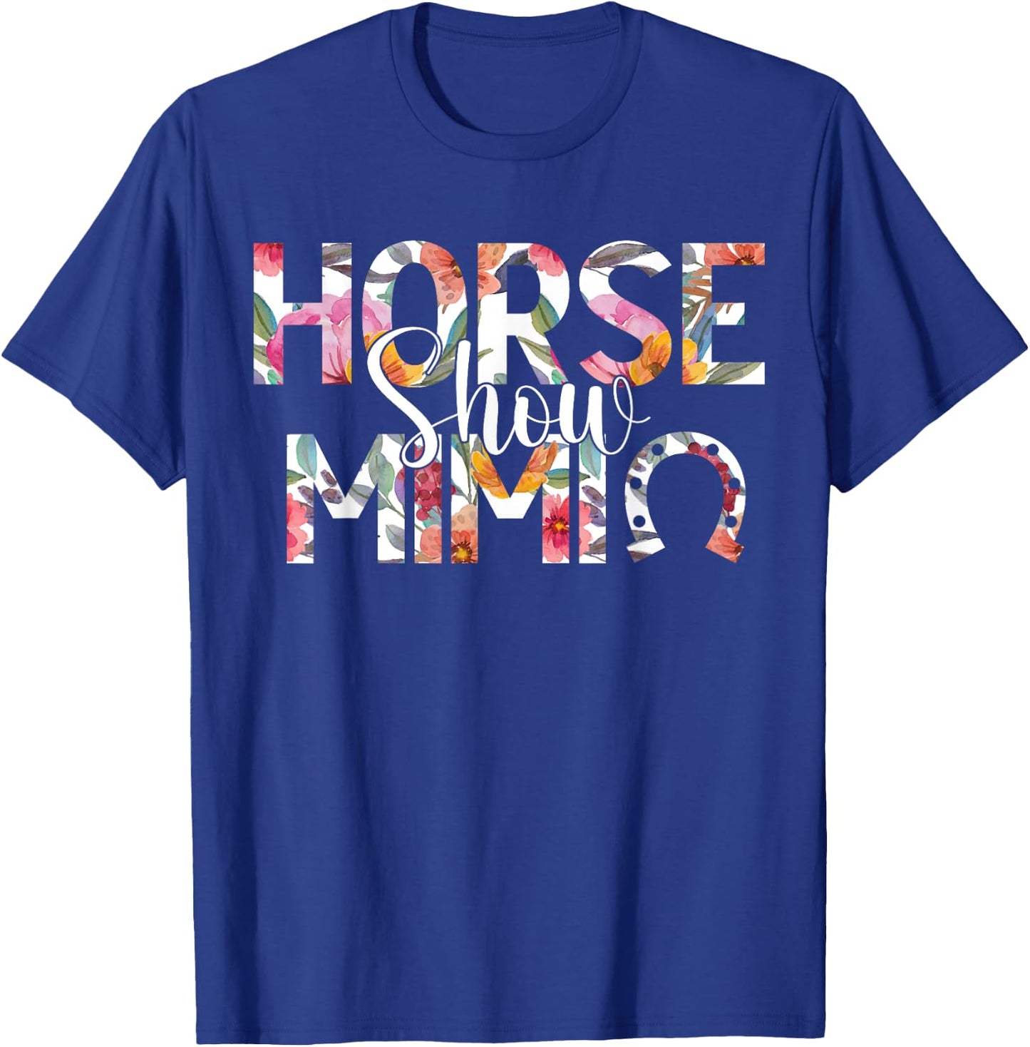 Horse Show Mimi Grandma Equestrian Mimi T-Shirt - T-Shirt | Royal
