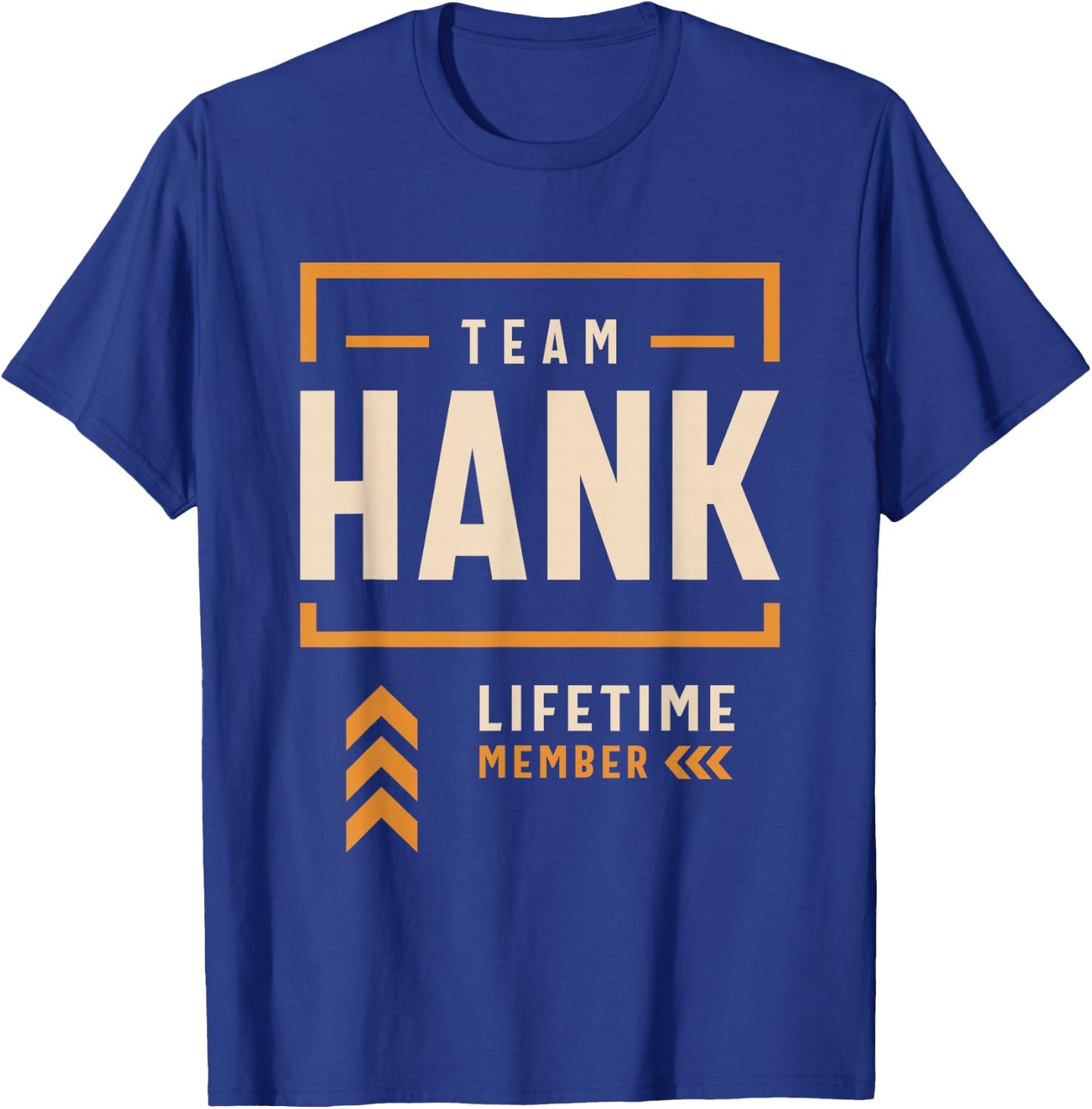 Team Hank Lifetime Member Funny Name Hank T-Shirt - T-Shirt | Royal