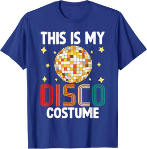 This Is My Disco Costume - 1970s Funky Party 70s Groove T-Shirt - T-Shirt | Royal
