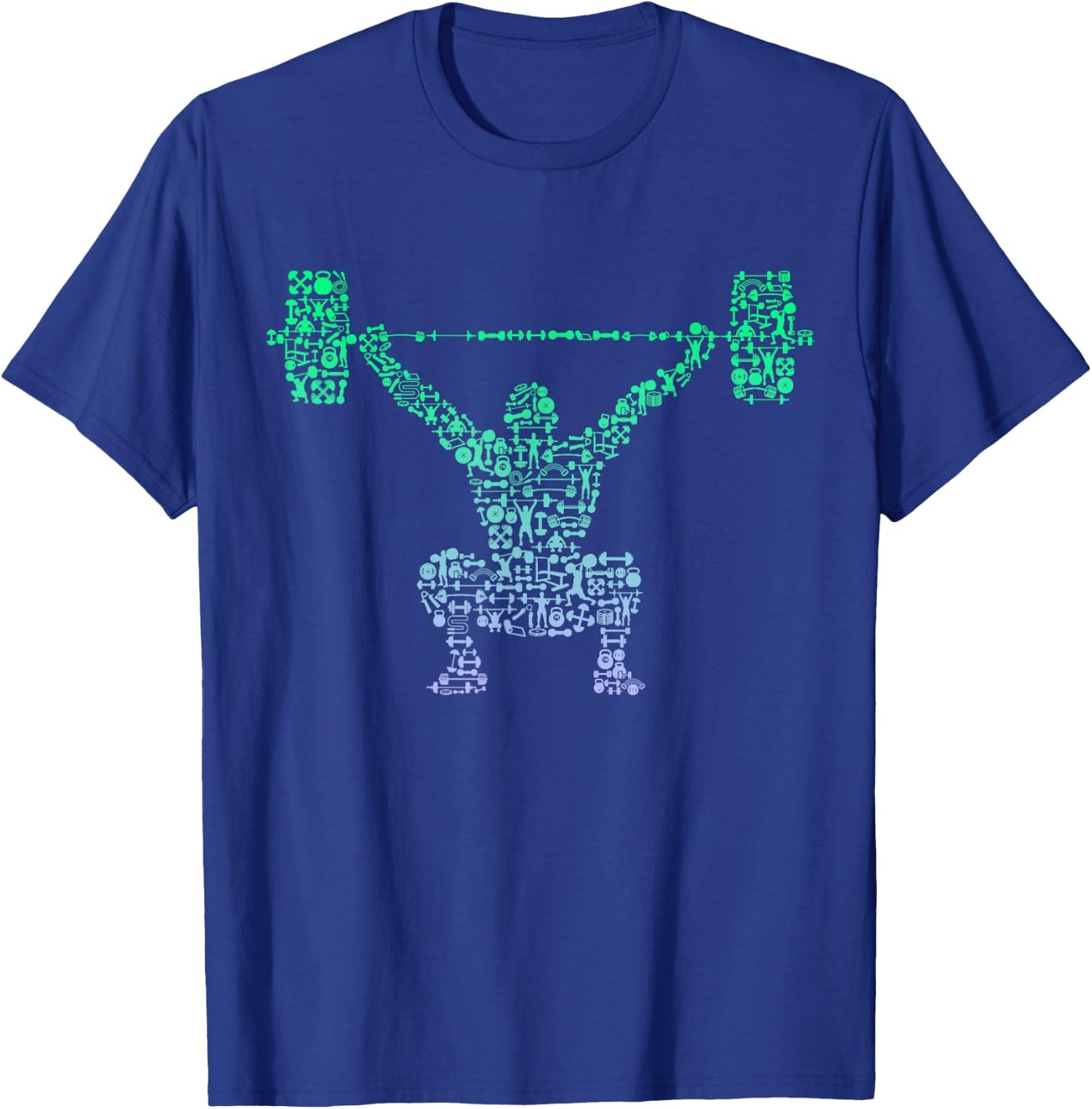 Boys Gym Shirt | Bodybuilder Shirt | Weightlifting T-Shirt - T-Shirt | Royal