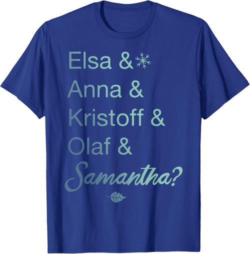 Disney Frozen 2 Character Name Stack & Samantha