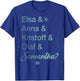 Disney Frozen 2 Character Name Stack & Samantha T-Shirt - T-Shirt | Royal