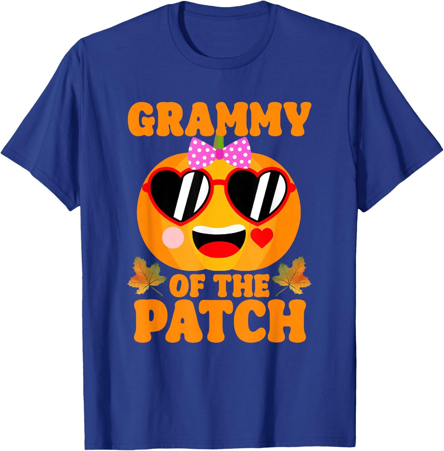Grammy Of The Patch Pumpkin Halloween Family Matching T-Shirt - T-Shirt | Royal