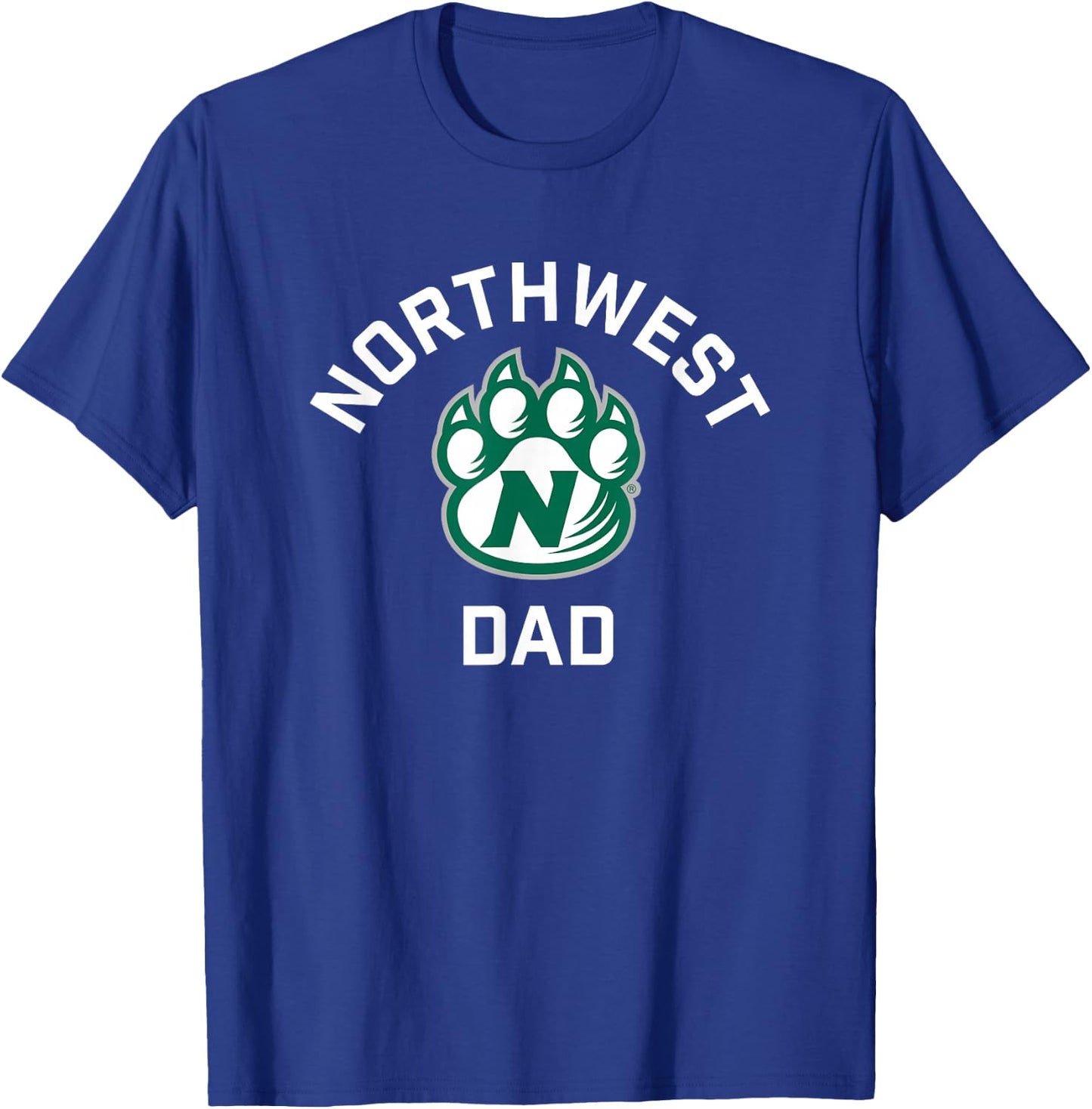 Northwest Missouri State Bearcats Arched Dad T-Shirt - T-Shirt | Royal